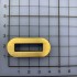 Люверс двосторонній ЛАТУНЬ 25x7 мм тип D0550 прямокутний