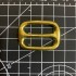 Рамка СВІТЛА ЛАТУНЬ 25 мм з перегородкою SB