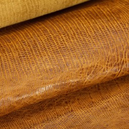Кожа КРС Игуана желтый DORSALIS MUSTARD 1,2-1,4 Турция