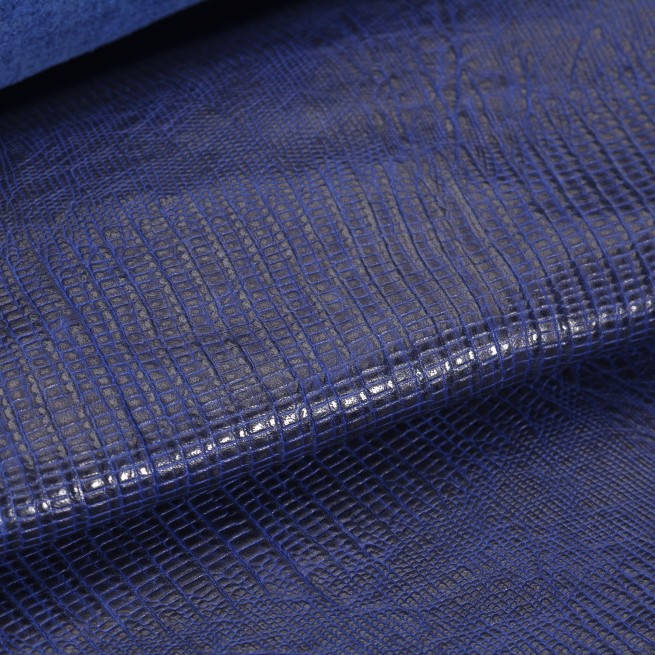 Кожа КРС Игуана синий DORSALIS INDIGO 1,2-1,4 Турция