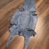 Крокодил натуральный серый (разрез по животу)