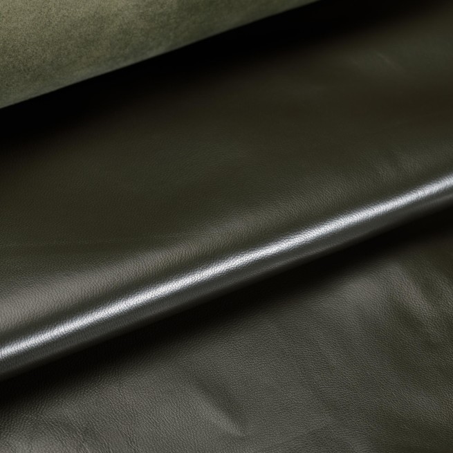 Шкіра одягова ІРМА зелений ХАКІ 0,7-0,8 Туреччина