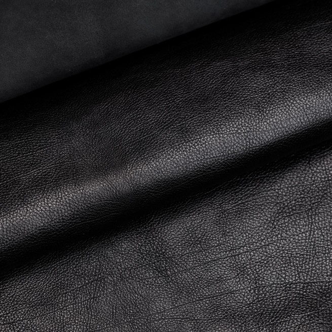 Шкіра теля INCAS чорний глянець 0,9-1,1 Італія