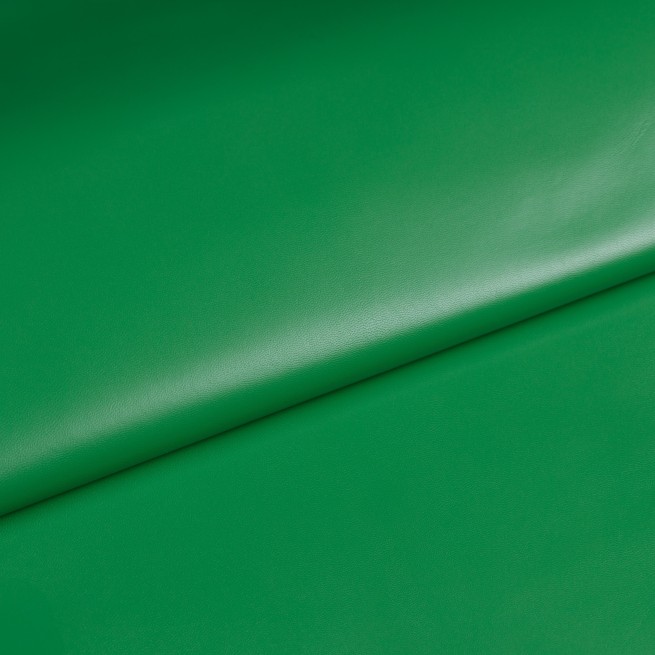 Кожподклад шевро зеленый п/глян BRIGHT GREEN 0,8 Италия