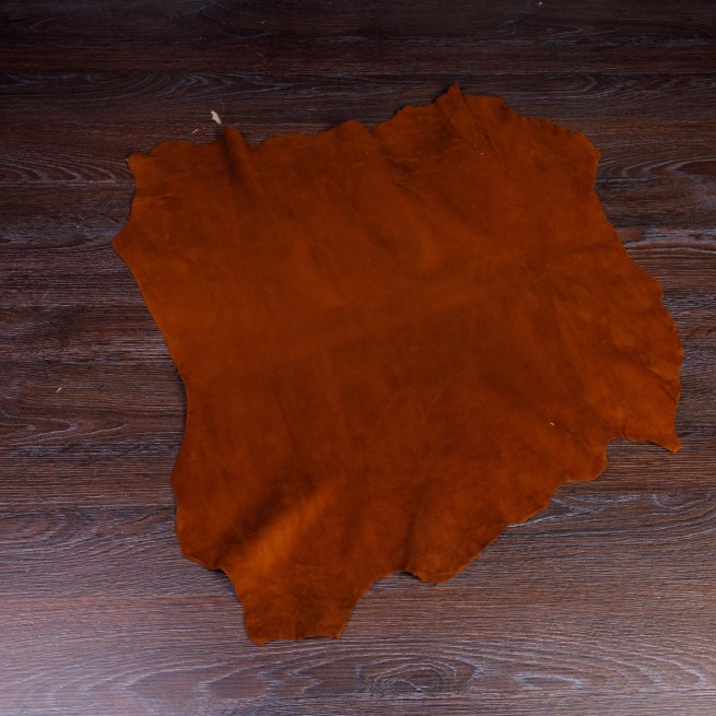 Велюр шевро коричневый CAMEL 0,7-0,9