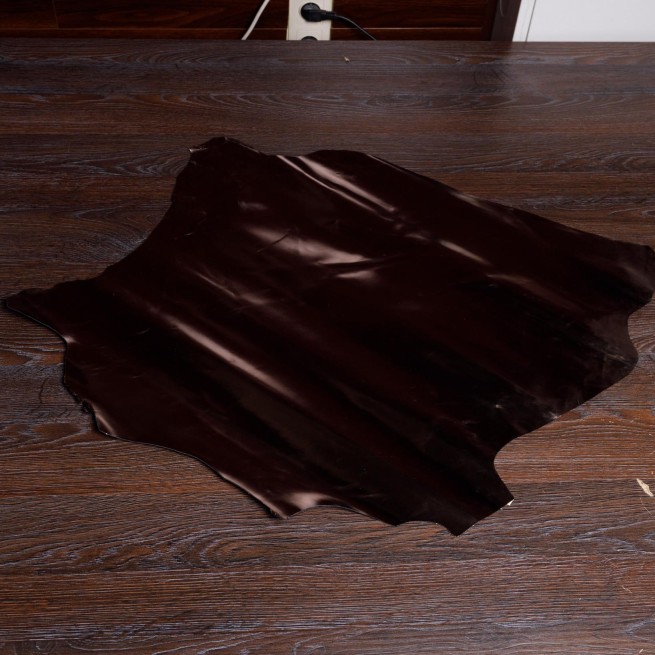 Шкірпідклад шевро коричневий FILM бронза 0,9