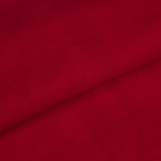 Велюр шевро красный SCARLET 0,7-0,9