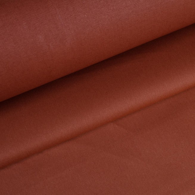 Тканина підкладочна COTTON коричневий Тютюн 100% бавовна 155см Італія