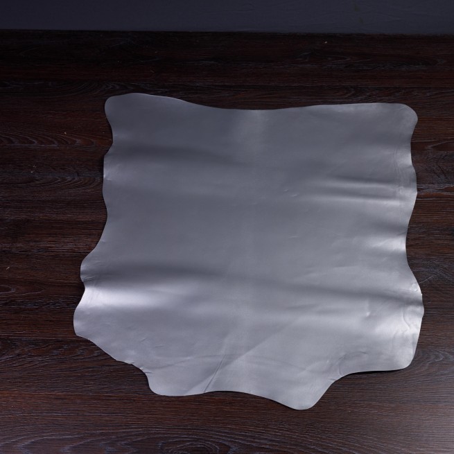 Шкіряний підклад шевро срібло FILM 0,8