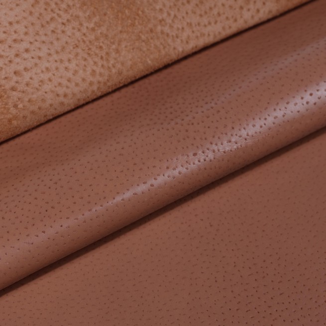 Шкірпідклад свин вощений коричневий коньяк