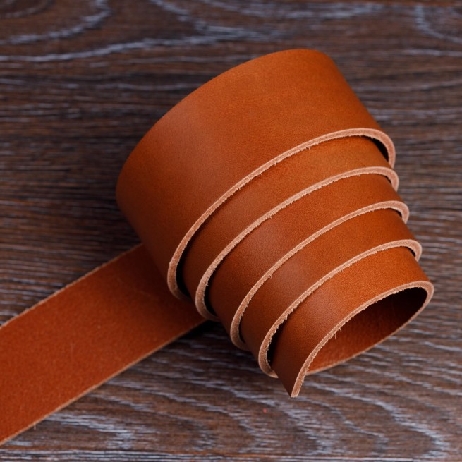 Смуга ремінна Vegetale OREGON коричневий коньяк Італія