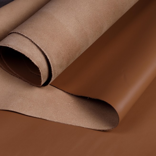 Шкіра ВРХ КАЙЗЕР коричневий LION 1,4-1,6 н/глянець