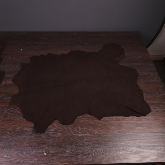 ВЕЛЮР одяговий коричневий овчина COFFEE 0,6-0.8