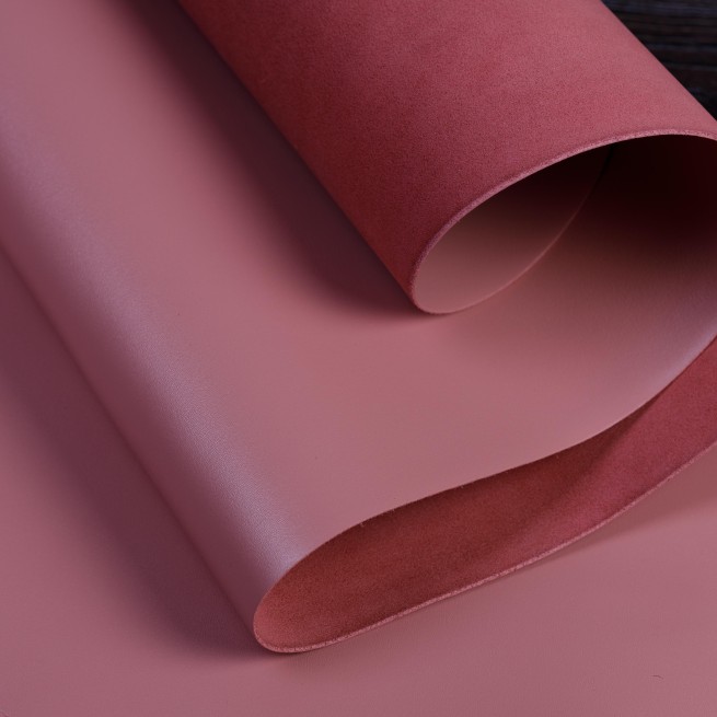 Шкіра ВРХ КАЙЗЕР рожевий COQUILLE 1.4-1.6 н/глянець