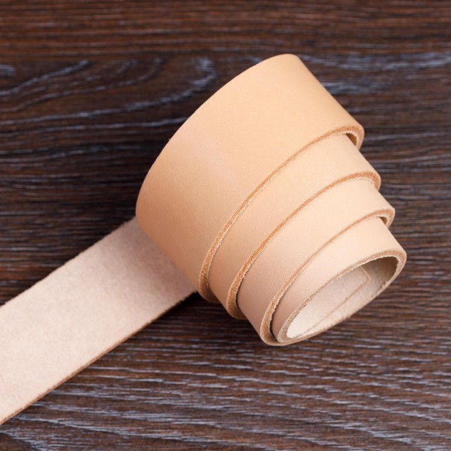 Смуга ремінна Vegetale беж натурал Італія