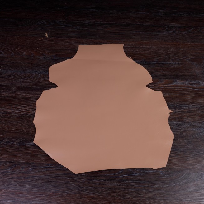 Шкіряний підклад шевро беж SATIN н/глянець 0,8