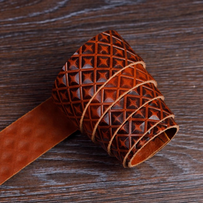 Смуга ремінна Vegetale COVER коричневий коньяк Італія