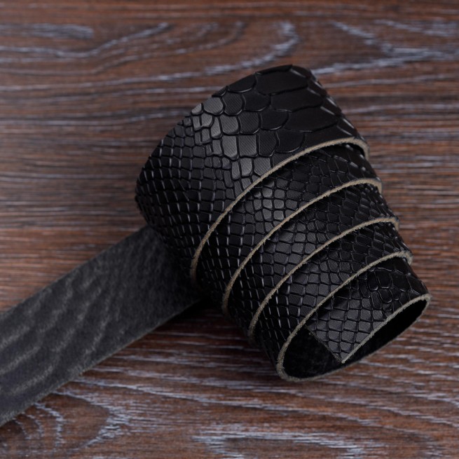 Полоса ременная Vegetale OREGON COBRA черный Италия