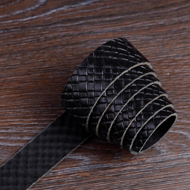 Смуга ремінна Vegetale OREGON PLETENKA чорний Італія