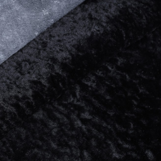 Хутро одягове Астраган чорний