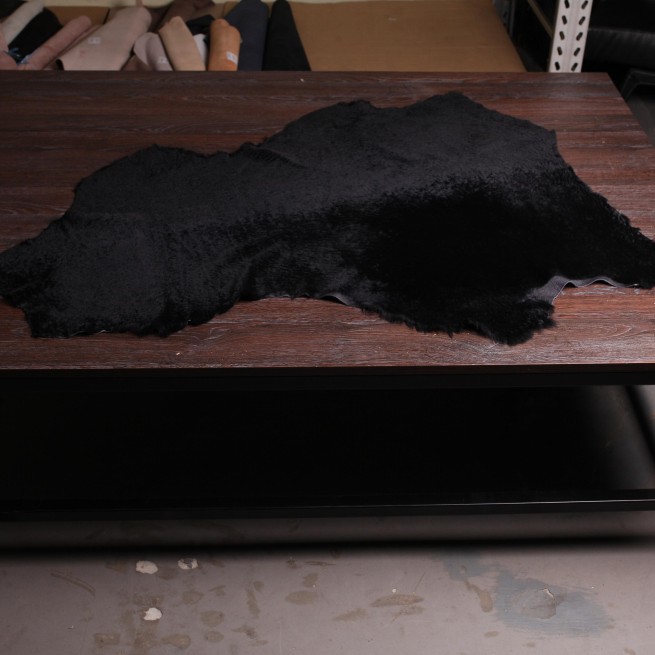 Хутро одягове Астраган чорний