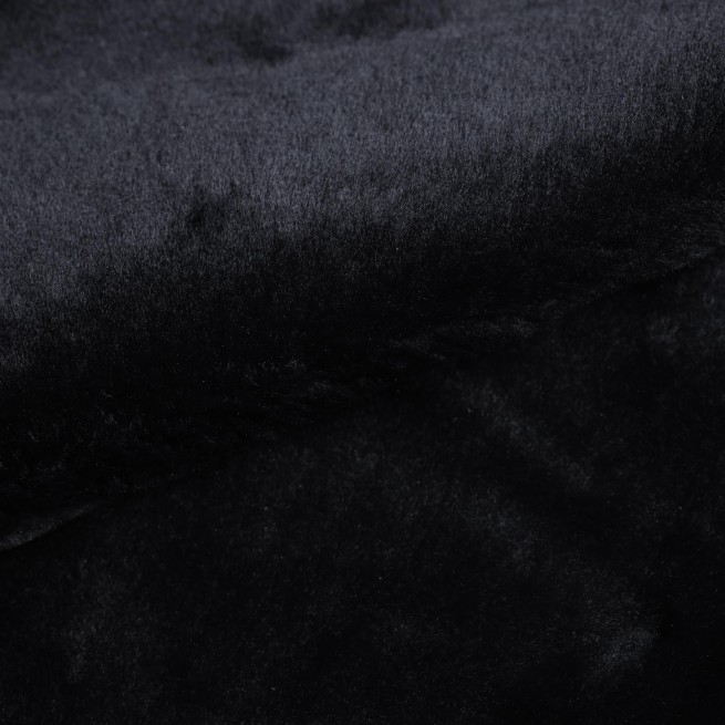 Хутро для дублянки Інтерфіно Замша т / т чорний10мм Туреччина