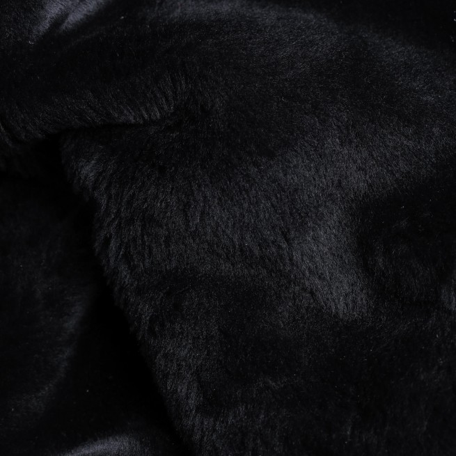 Хутро для дублянки Інтерфіно Замша т / т чорний10мм Туреччина