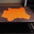 Кожподклад яловый св.оранж  0,4