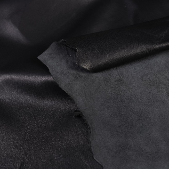 Шкіра одягова овчина РУТА чорний півматовий 0,5 