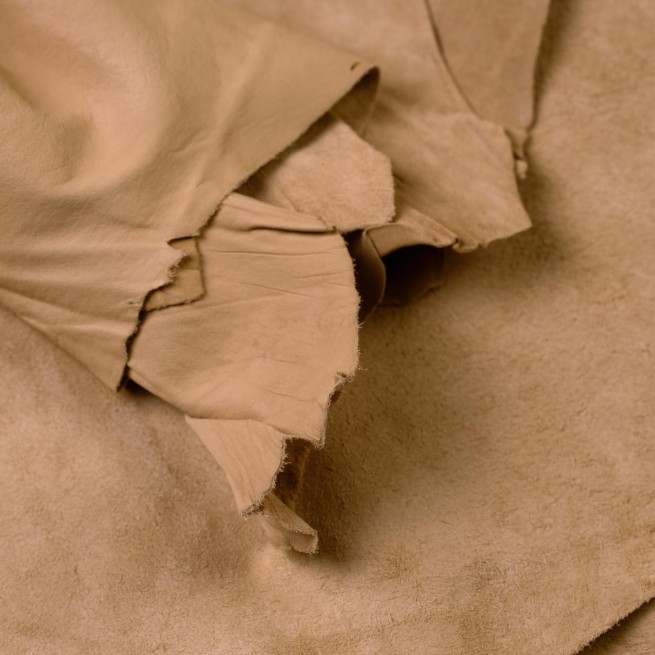 Кожподклад яловый беж мат.  0,4