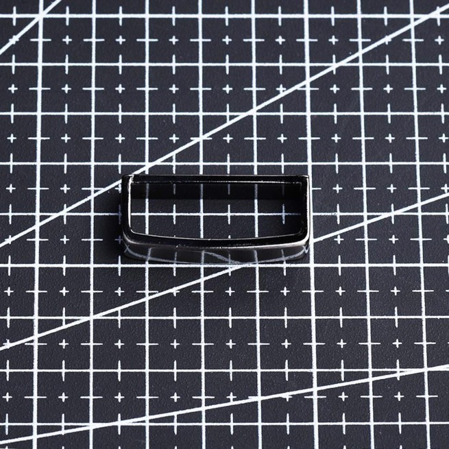 Тренчик ЧОРНИЙ НІКЕЛЬ САТИН 30мм тип 0596