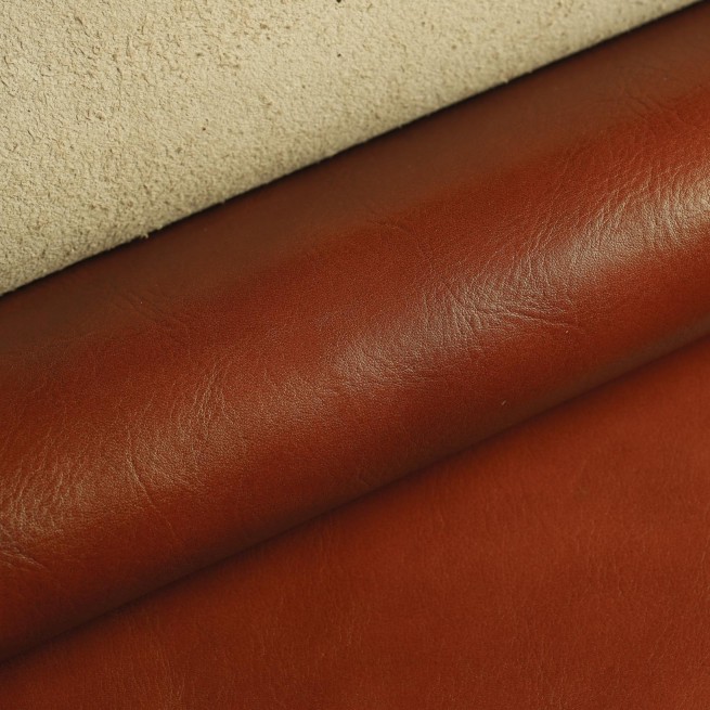 Шкіра ВРХ Vegetale TESSA коричневий CUOIO глянець 1.4