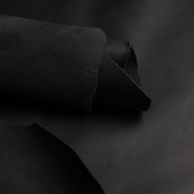 Шкіра ВРХ чорний Крейзі Хорс 1,4-1,6