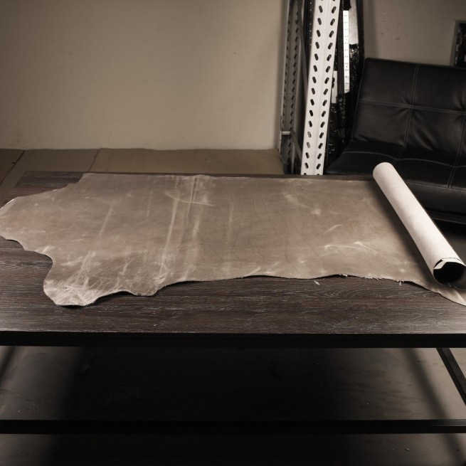 Кожа КРС серый Crazy OLIO TAUPE 1,4-1,6