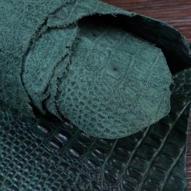 Шкіра ВРХ Крокодил BebiZ зелений М"ЯТА 1,0-1,1 Туреччина