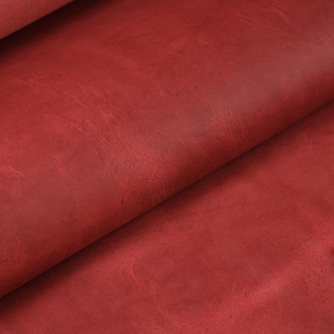 Кожа КРС красный Crazy OLIO ROSSO 1,41,6