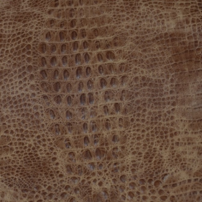 Шкіра ВРХ Крокодил BebiZ коричневий КЕМЕЛ 1,1-1, Туреччина
