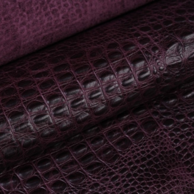 Шкіра ВРХ Крокодил BebiZ бордо 1,0-1,2 Туреччина