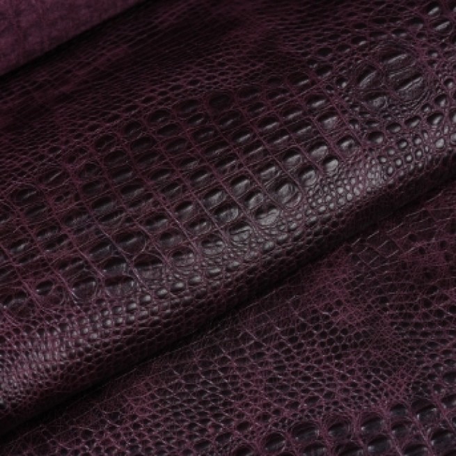 Шкіра ВРХ Крокодил BebiZ бордо 1,0-1,2 Туреччина