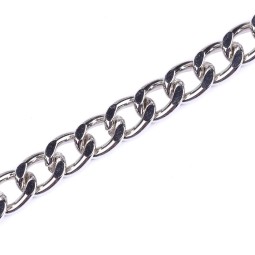 Цепь декоративная НИКЕЛЬ 6х8 мм