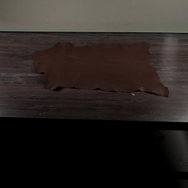 Шкірпідклад шевро коричневий TIRAMISU 0,5 глянець