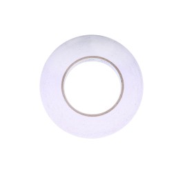 Тесьма самоклеющаяся белый 15мм х/б+полиэстер 50м Италия