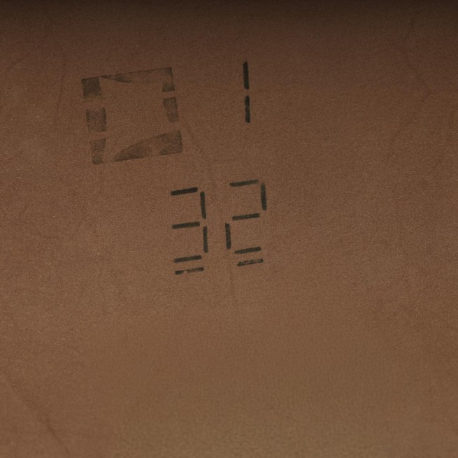 Шкіряний підклад шевро коричневий BRUNETTE 0,5 глянець