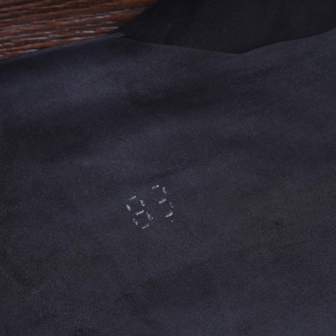 Шкіра одягова вівця чорний VIRGINIA BLACK 0,7 мм