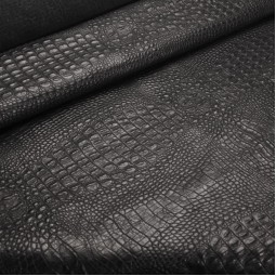 Кожа КРС Крокодил BebiZ черный 1.1-1.2