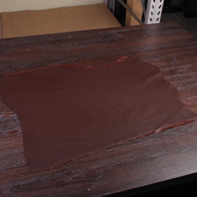 Шкіра одягова вівця стрейч коричневий 0,6-0,7