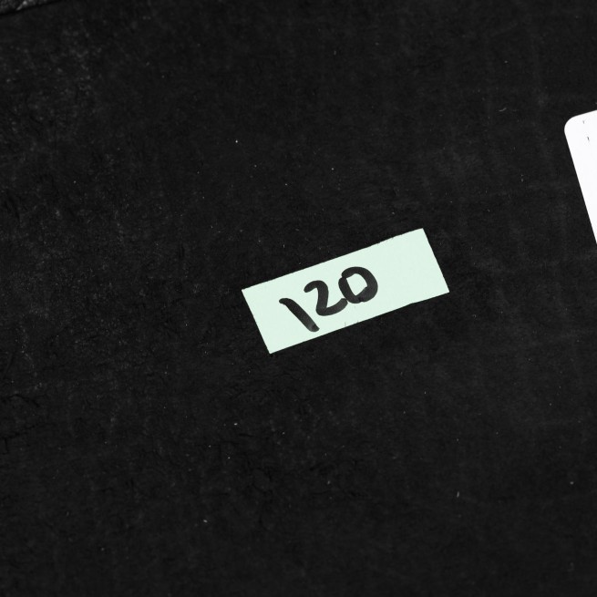 Шкіра одягова баран STAMP CROCO чорний п/матов 0,8-1,0 