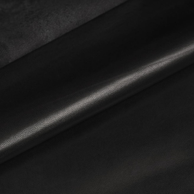 Шкіра одягова вівця чорний VIRGINIA BLACK 0,7 мм