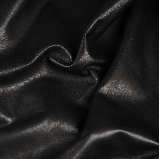 Шкіра одягова вівця чорний VIRGINIA BLACK 0,7 мм