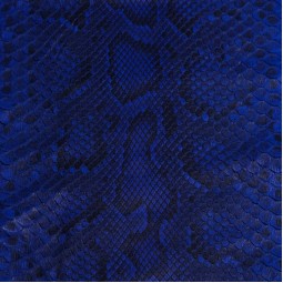 Питон натуральный №30 сапфир матовый